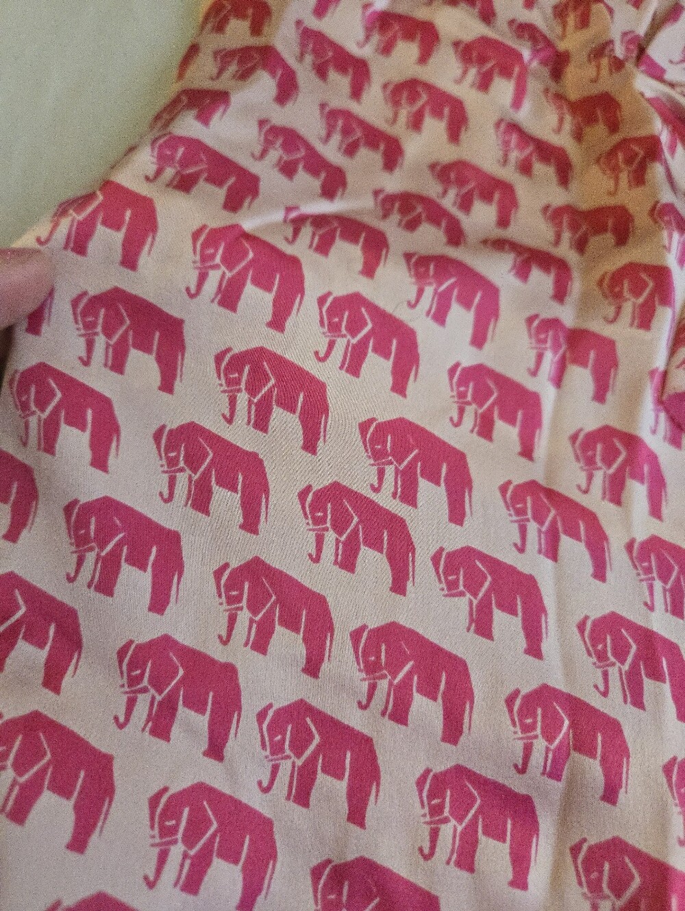 Banana Republic Heritage Vintage Silk Pink Elephant Print Ruffle Tank Top Eb4 View 3